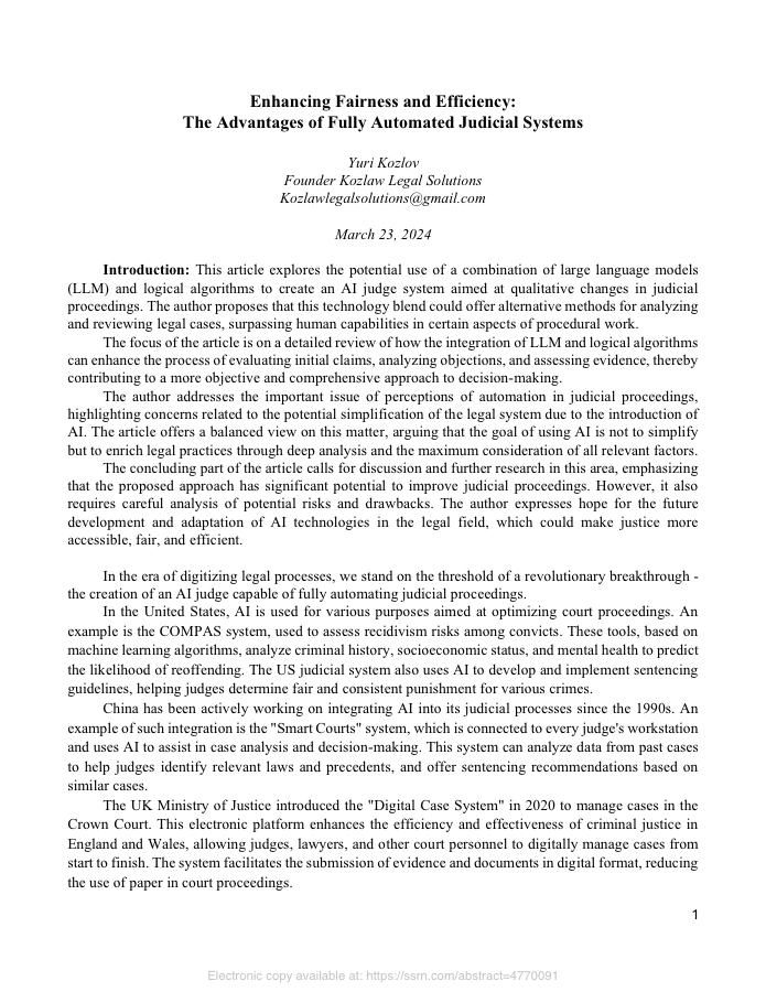 First-page preview of Enhancing Fairness and Efficiency