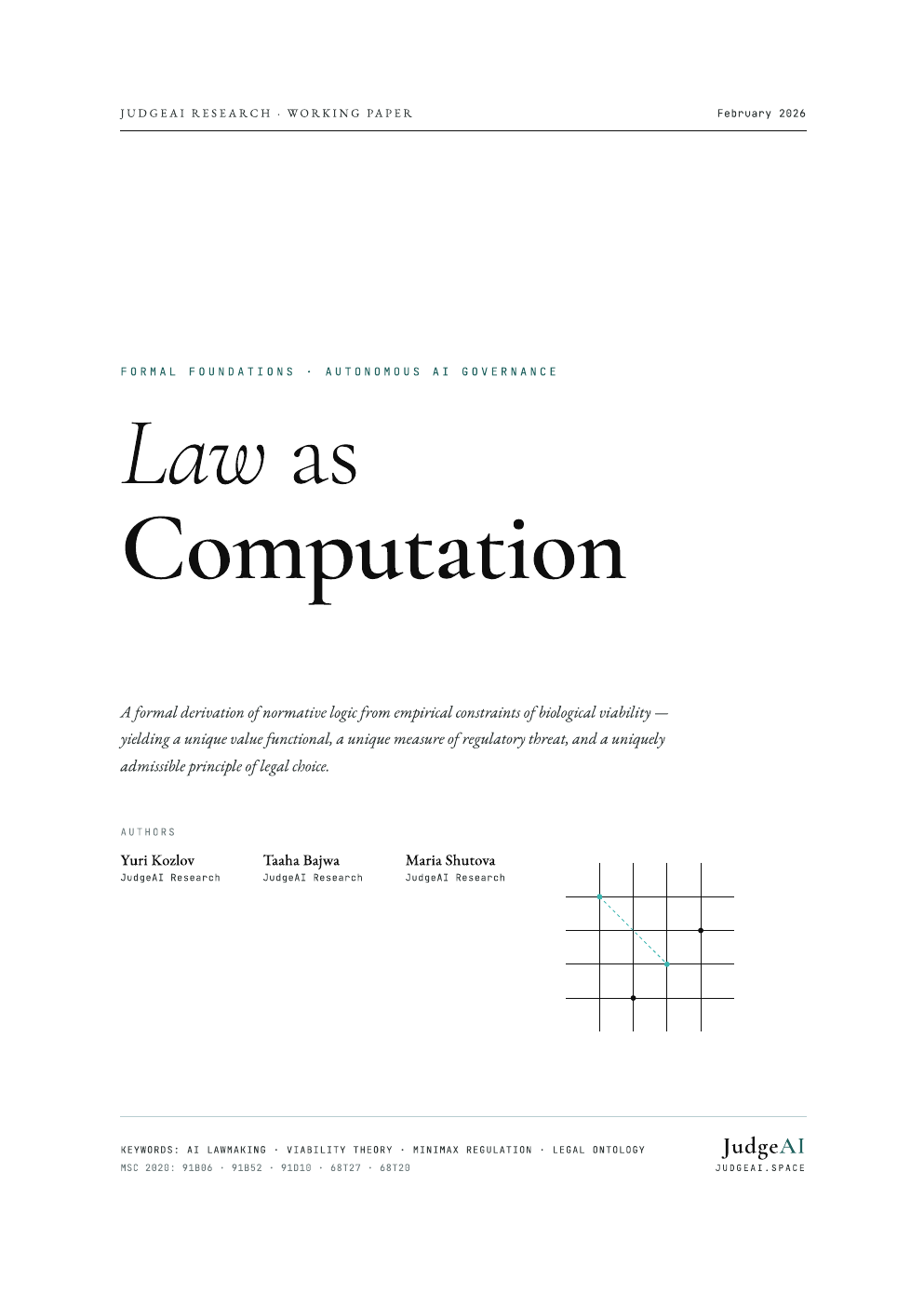 First-page preview of Law as Computation